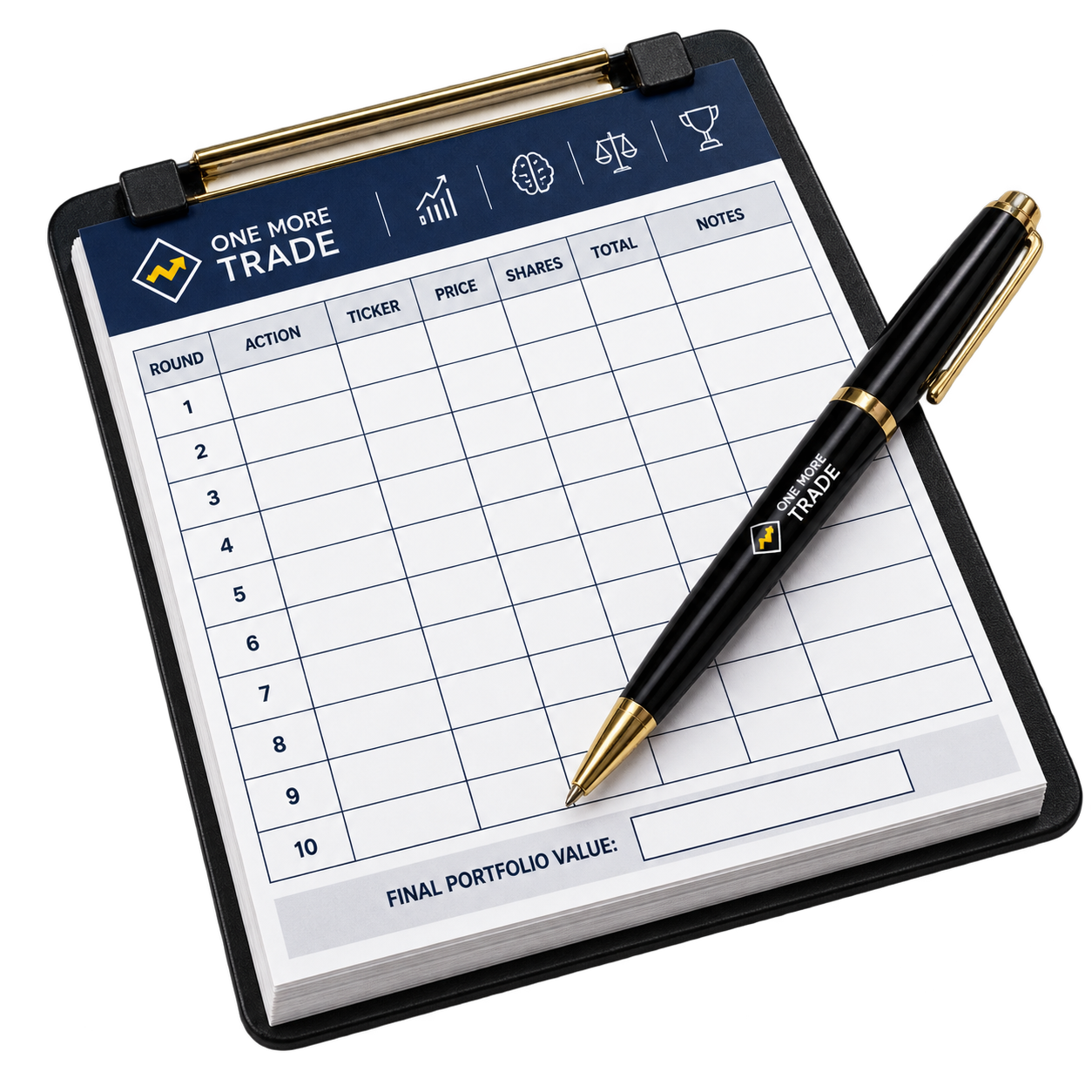 Score pad and accessories