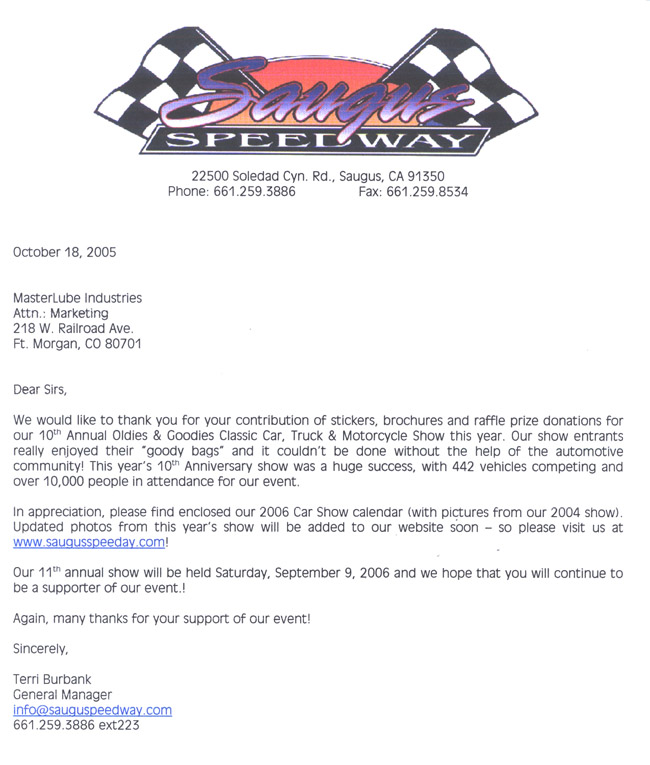 Saugus Speedway